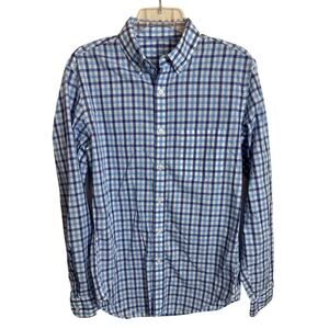 J. Crew Light Weight plaid button down shirt size small